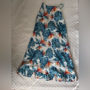 Roxy tropical pattern dress NWT